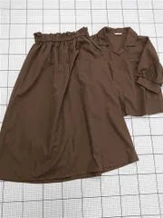 ◇ Θ エヘカソポ ehkäsöpö FLD-1505722 ブラウン系セットアップ レディース E  【1602040060960】