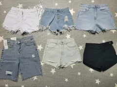 倉庫在庫整理 新品デニムハーフパンツ Mサイズ 6セット まとめ売り