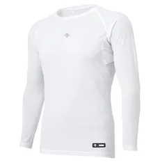 デサント DESCENTE 丸首長袖アンダーシャツ 野球 アンダーウェア/タイツ (DB5SUD20M)、(WH00)ホワイト