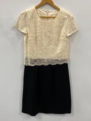 ピA469⚫︎ESPRITMUR⚫︎エスプリミュール⚫︎セットアップ⚫︎スーツ⚫︎ジャケット⚫︎ワンピース⚫︎size9⚫︎ベージュxピンクベージュx黒