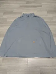 Carhartt 3XL リラックスフィット モックネックスウェットシャツ ハーフジップ