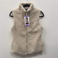 S185-60722 32° HEAT レディース ボア ベスト US/XS JP/S クリーム もこもこ