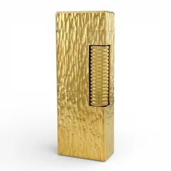 美品△Dunhill ダンヒル スクエア 総柄 ハンマード加工 ローラー式