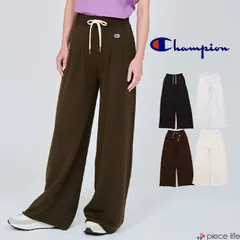 【2026春夏新作】 チャンピオン Champion パンツ スウェット 裏毛 レディース ロングパンツ タックパンツ カットオフ ウエストゴム ドローストリング スウェットパンツ ボトムス 切りっぱなし 春 秋 冬 M L CW-D201