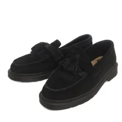 ドクターマーチン DR.MARTENS ADRIAN  MONO タッセルローファー スエード 黒 ブラック US8 26cm位 靴