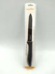 royal vkb ユーティリティナイフ 約 130mm フッ素加工 ブラック 1本　送料無料