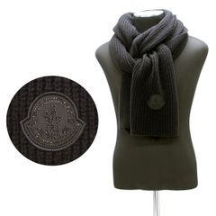 168 MONCLER モンクレール 3C00013 M4281 グレー マフラー ストール