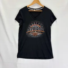 HARLEY DAVIDSON MOTOR CYCLES プリント 2分袖カットソー  R.K.STARTMAN  サイズⅬ  08022501 872