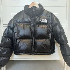 THE NORTH FACE ザノースフェイス ヌプシ ショートダウン L クロップド 光沢 ダウン ジャケット