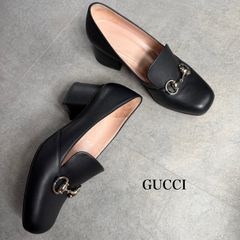 美品】グッチ GGマーモント パンプス シェリーライン ウェブライン