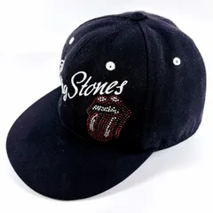 未使用保管品　ウィンダンシー　 ローリングストーンズ キャップ　ラインストーン ROLLING STONES ローリングストーンズ (7月 新譜 記念 ) - Vintage 70s