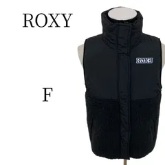 ROXY ロキシー ブラック ノースリーブ ベスト FREE SIZE HMR115-01