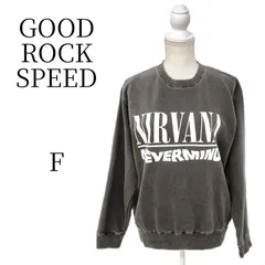 ★美品 GOOD ROCK SPEED グッドロックスピード グレー 長袖 トレーナー・スウェット FREE SIZE HMR115-44