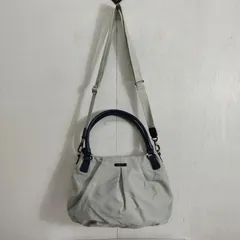 agnes b. アニエスベー ボヤージュ VOYAGE 2WAY ショルダー ハンド バッグ ブルー系 B619