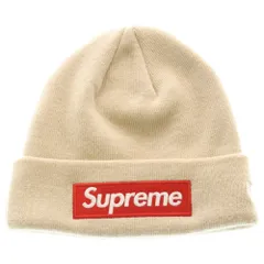 SUPREME (シュプリーム) 24AW × New Era Box Logo Beanie ニューエラ ボックスロゴ ビーニー ニット帽 帽子 ベージュ