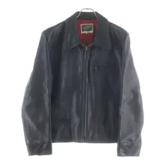 THE FLAT HEAD (フラットヘッド) レギュラーカラー ディアスキン ジップアップ シングルライダース レザージャケット ブラック