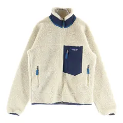 PATAGONIA (パタゴニア) 18AW CLASSIC RETRO-X クラシック レトロ ロゴパッチ ボア ジップアップ フリース ジャケット レディース ベージュ 23056FA18