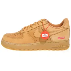 NIKE (ナイキ) ×SUPREME AIR FORCE 1 LOW SP シュプリーム エアフォースワン ウィート ローカットスニーカー ブラウン US8.5/26.5cm DN1555-200