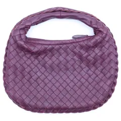 BOTTEGA VENETA (ボッテガヴェネタ) イントレチャート ホーボー ワンショルダーバッグ ハンドバッグ ミニバッグ パープル レザー