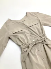 PROPORTION BODY DRESSING プロポーションボディドレッシング 121-1140200 フラップポケットワーク ワンピース sizeXS/ベージュ  ■■レディース