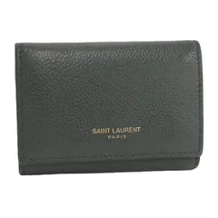 SAINT LAURENT PARIS ６連 キーケース レザー グリーン