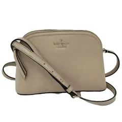 KATE SPADE ショルダーバッグ レザー ベージュ