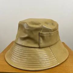 ラックオブカラー フェイクレザーバケットハット(ベージュ/56cm)