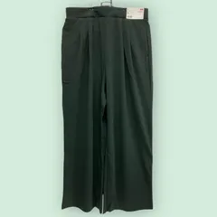 2  F-015-419    未使用　UNIQLO　ユニクロ　  WOMEN    ポンチタックワイドパンツ  UNIQLO