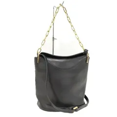 GIANNI CHIARINI 2WAYバッグ レザー ブラック