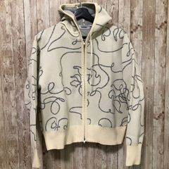 04aw Number (N)ine ハート トライバル柄 ジップアップパーカー - メルカリ