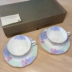 NIKKO ファインボーンチャイナ カップ&ソーサー 2客セット