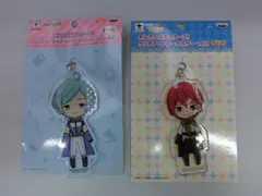 【TAKA76-03】△あんさんぶるスターズ 深海奏太 プレートキーホルダー 朱桜司 クリアアートキーホルダー