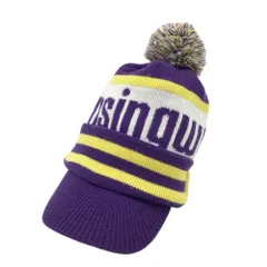 MUNSING WEAR マンシングウェア  ニットキャップ ボンボン付  パープル系 55-59cm [240101636081] ゴルフウェア ストスト