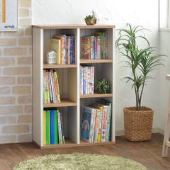 ♪フレンチカントリー スリム 本棚 ［幅61cm］ シェルフ ブック