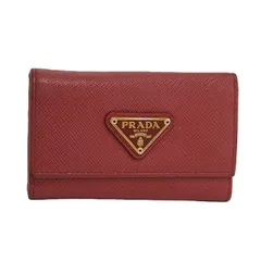 PRADA 6連キーケース レザー レッド