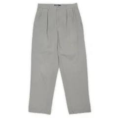 ポロラルフローレン POLO RALPH LAUREN 90s 90年代 2タック チノトラウザー パンツ 初期タグ CHINO レアカラー USA ヴィンテージ アメリカ 古着 メンズ ライトグレー W32 L31【中古】