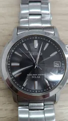 SEIKO スピリット 電波ソーラー 黒文字盤　稼働品