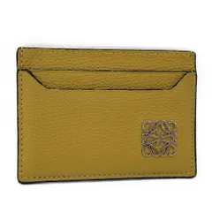 LOEWE カードケース アナグラム レザー マスタード