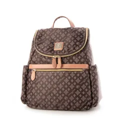 [Christian olivier] はっ水 ジャガード 多機能 リュック 38-7945 モノグラム (ショコラ) [ショコラ]