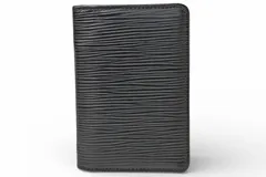 ルイヴィトン カードケース/名刺入れ LOUIS VUITTON オーガナイザー・ドゥ ポッシュ M63582 エピ ブラック【中古】