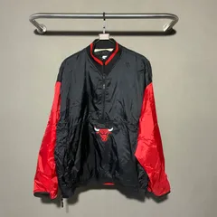 STARTER シカゴ・ブルズ リバーシブルハーフジップ プルオーバーナイロンジャケット