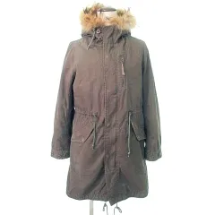 フリークスストア FREAKS STORE ラクーンファー モッズコート フリースライナー S オリーブ カーキ ■TC A0217