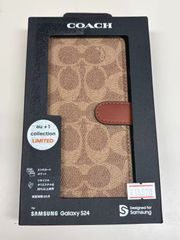 未開封品 iPhone 15 Plus用 COACH（R）ハードケース／SIGNATURE Black