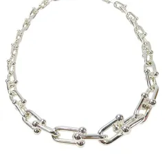 TIFFANY ティファニー ハードウェア グラジュエイテッド リンク ネックレス シルバー 管理番号：11000