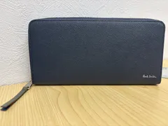 ポールスミス 長財布 レザー ラウンドファスナー マルチストライプ