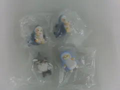 【TAKA76-05】◇未開封mofusand サメにゃん マスコットフィギュア 4っつセット