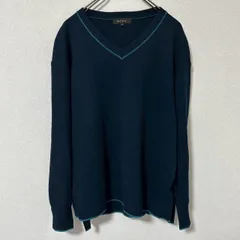 《良品》Reflect Ｖネックニット ネイビー 9 着回し カジュアル