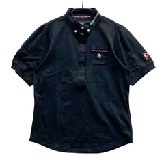 サイズ：1 PEARLY GATES パーリーゲイツ 2025年モデル 半袖ポロシャツ ボタンダウン チェック柄 ブラック系 [240101596566] ゴルフウェア レディース ストスト