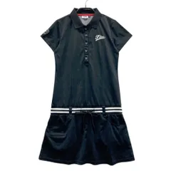 サイズ：M FILA GOLF フィラゴルフ  半袖ワンピース  ブラック系 [240101600438] ゴルフウェア レディース ストスト