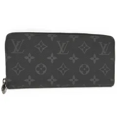 LOUISVUITTON ジッピーウォレット ホリゾンタル ラウンドファスナー 長財布 モノグラム エクリプス M11611